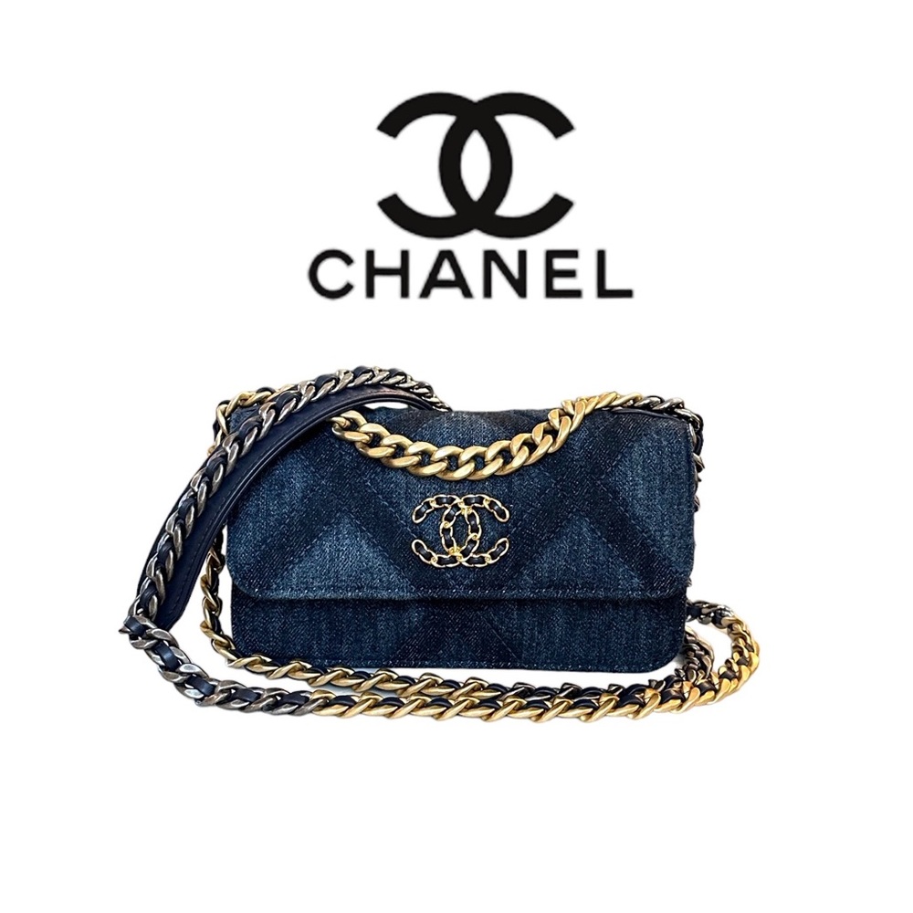 SOLD - Chanel 19 Denim Crossbody